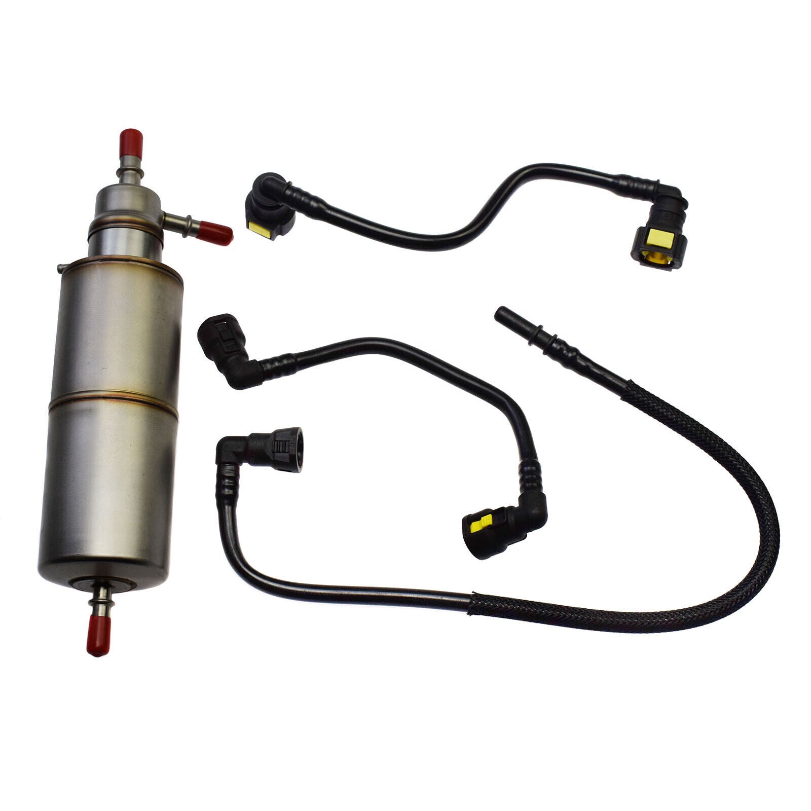 Fuel Filter W/ 3PCS Fuel Lines For 1998-03 for Mercedes ML320 ML430 ML55 1634770701