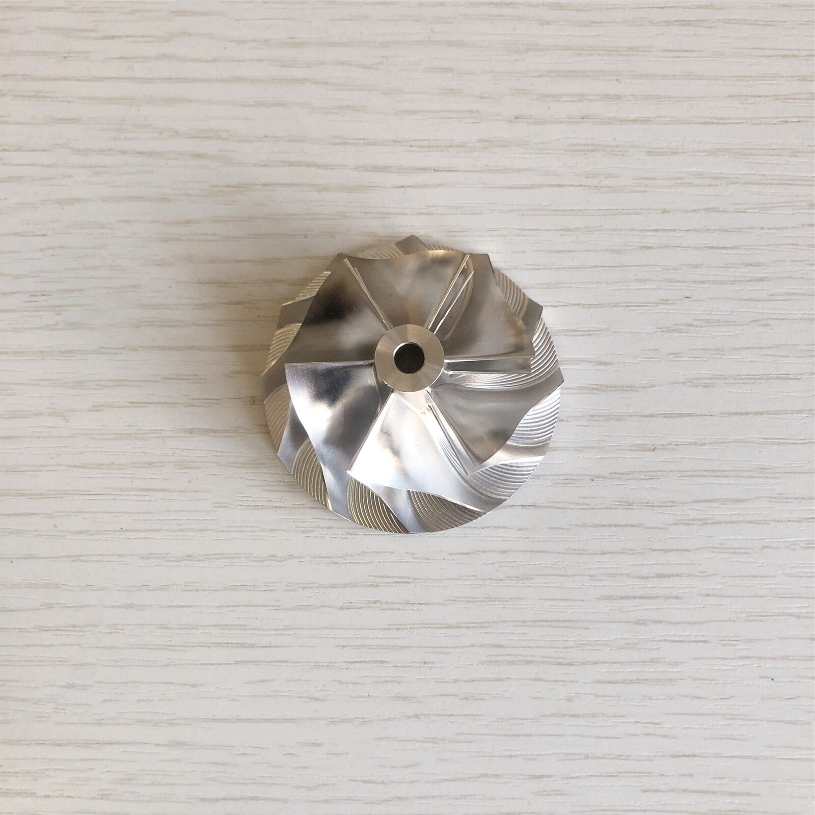 TD04H 15T 41.93/55.69 mm 6+6 blade turbine blank compressor impeller