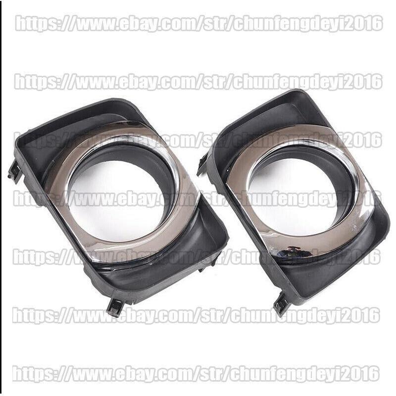 2pcs Front Bumper Fog Lamp Light Grille Cover for Toyota for Camry Hybrid 2009-2011