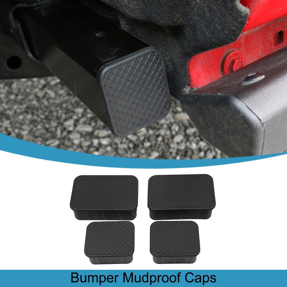 4x Front Bumper Axle Plug Mudproof Dust Caps for Ford Bronco 2/4 Door 2021-2024