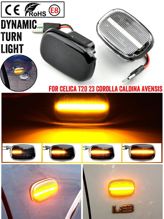 Dynamic Side Marker Turn Light for Toyota Celica T20 for Corolla for Lexus Starlet Vios