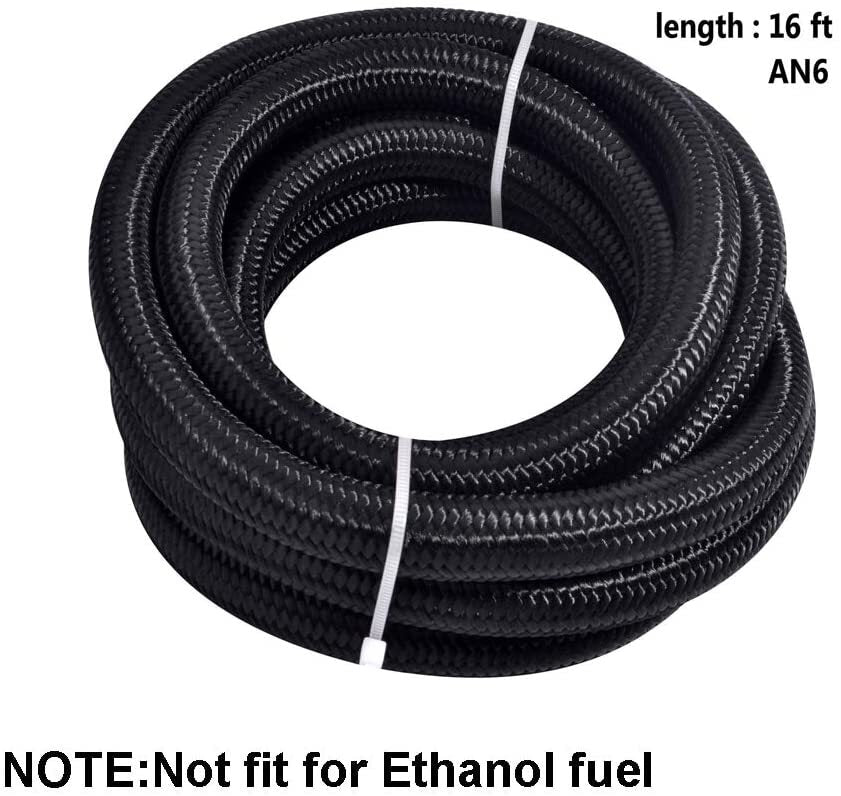 AN6 fuel line stainless steel braided fuel hose end fuel adapter kit fuel line