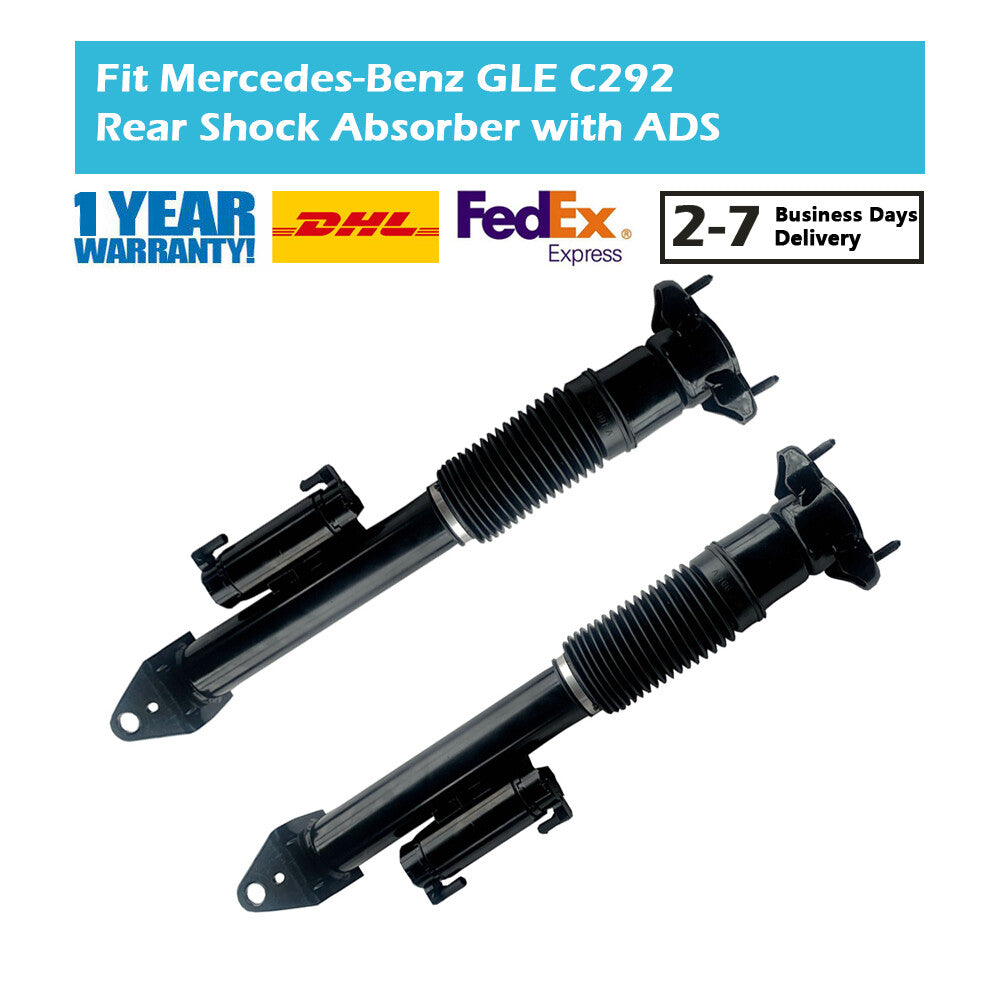 Pair Rear Shock Absorber Struts Fit for Mercedes Benz GLE C292 GLE400 GLE450 GLE500