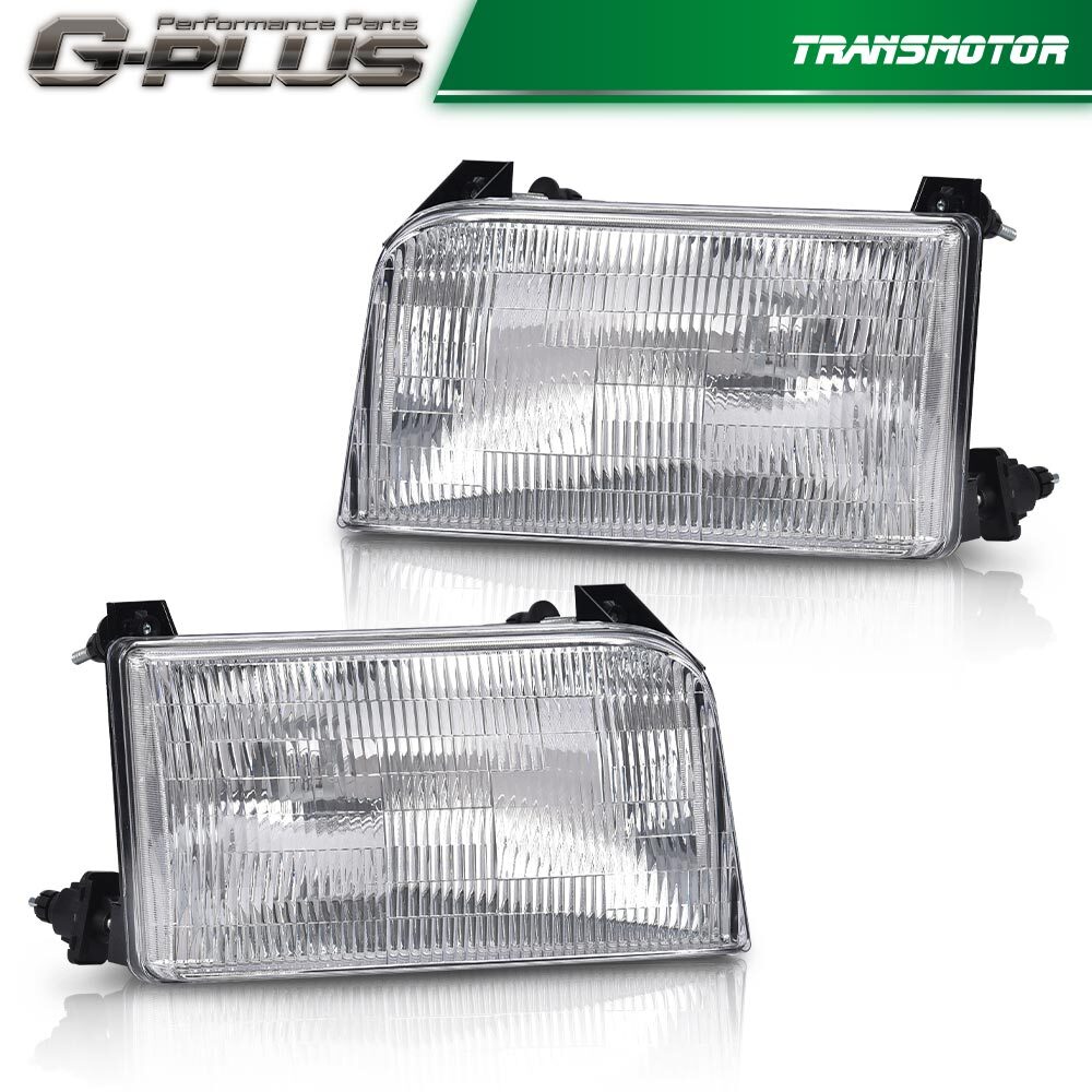 Suitable for 1992-1996 for Ford F-150 dual clear halogen headlight kit (left and right)