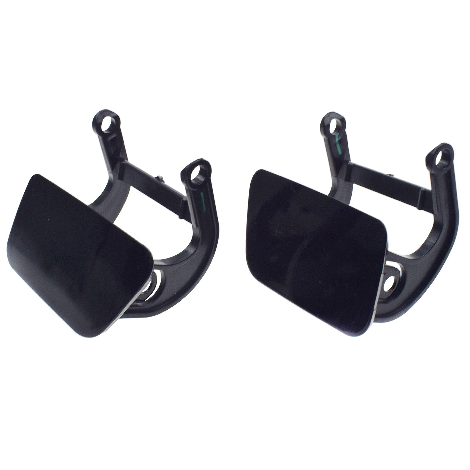 for BMW E60 E61 03-10 Headlight Washer Nozzle Cover Cap Flap  Lever Set