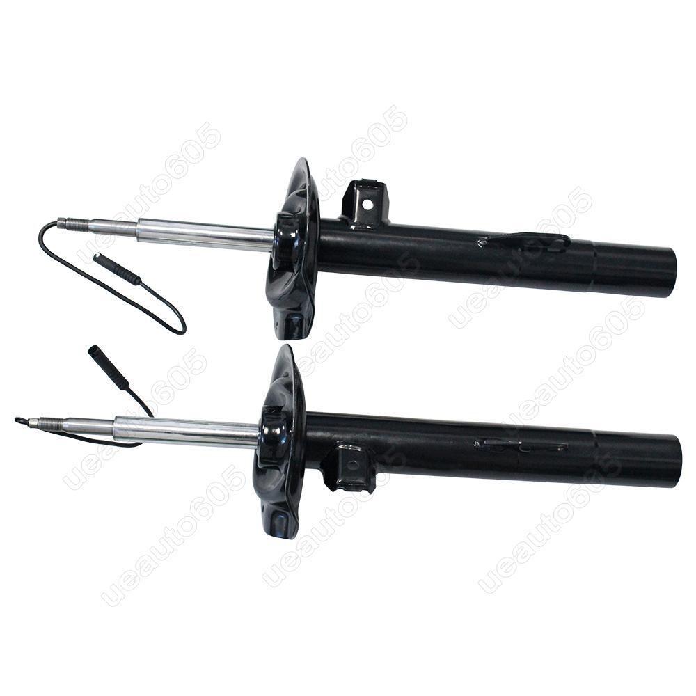 Pair for BMW E38 740i 740iL 750iL Front Shock Absorber Struts W/ EDC 1995-2001