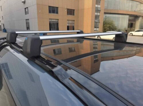 2020-23 Silver Alloy Top Roof Rack Luggage Carrier Rail for Land Rover for Defender