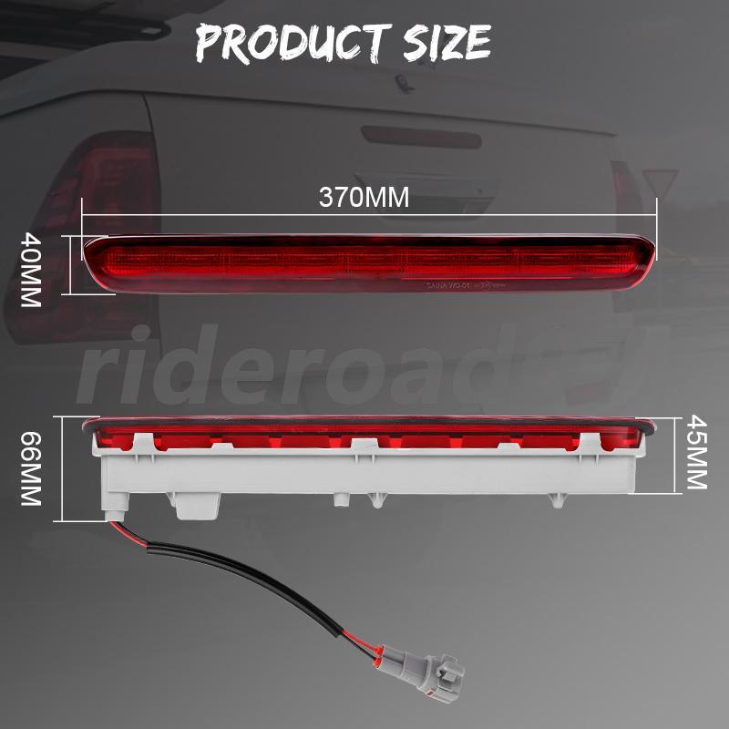 High Level 3rd Third Brake Light 32915006872 for Toyota Hilux M70 M80 4dr Red