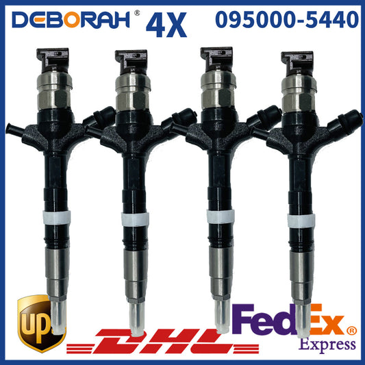 4PCS Fuel Injector 095000-5520 Fit For Type for Toyota HILUX VIGO 2KD Hiace2KD