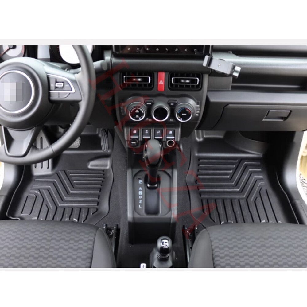 TPE Floor Mats Liners for Suzuki for Jimny 4Door Manual Gear Right Hand Drive 4pcs