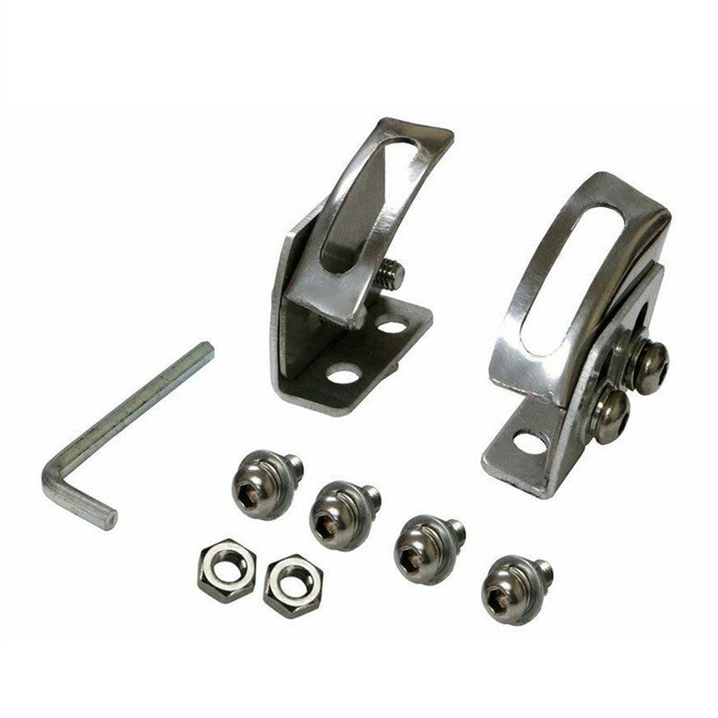 2x Car Univerdal Adjustable License Plate Relocator Bracket Holder Mount Support