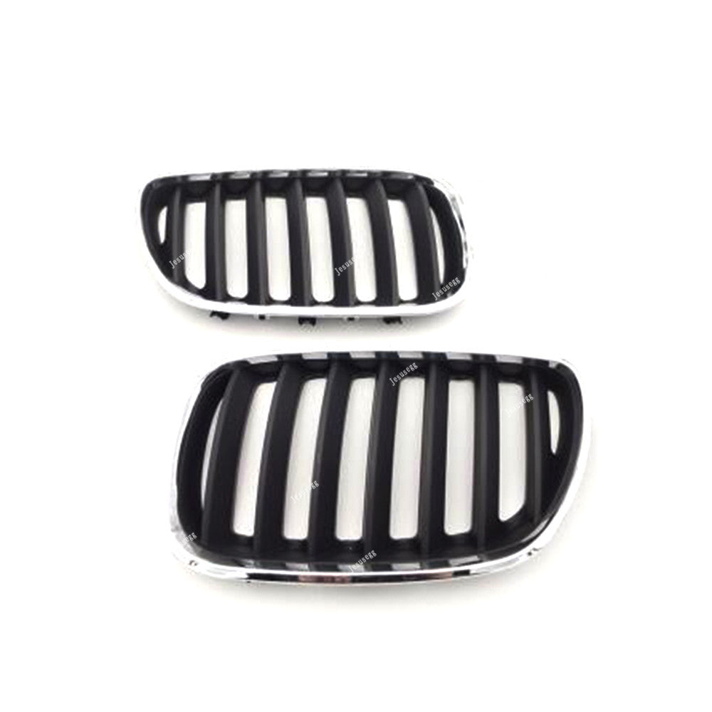 x2 Chrome Right +Left Front Kidney Center Grille Grill for BMW for X5 E53 2003-2007