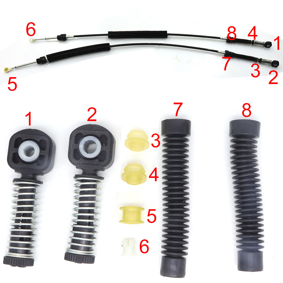 Gearbox Cable Linkage Control Repair Kit for VW Beetle A5 5C Shift Lever Bushing