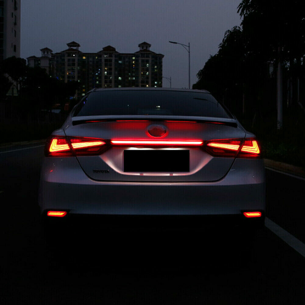 Red Car Rear Door Trunk Tail/Brake Light Molding LED for Toyota for Camry 2021-2023