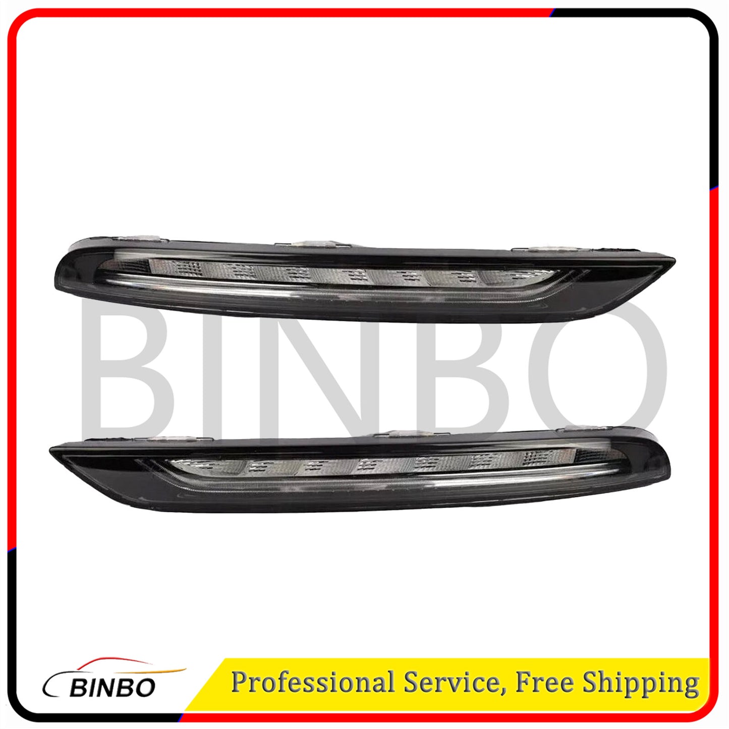 for Porsche Macan 2014-2017 LED Fog DRL Daytime Running Lights Pair