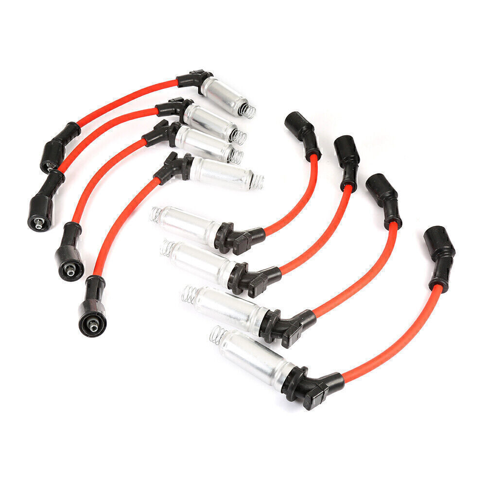 8PCS Ignition Spark Plug Wires for CHEVY for GMC 1999-2006 LS1 VORTEC 4.8L 5.3L 6.0L