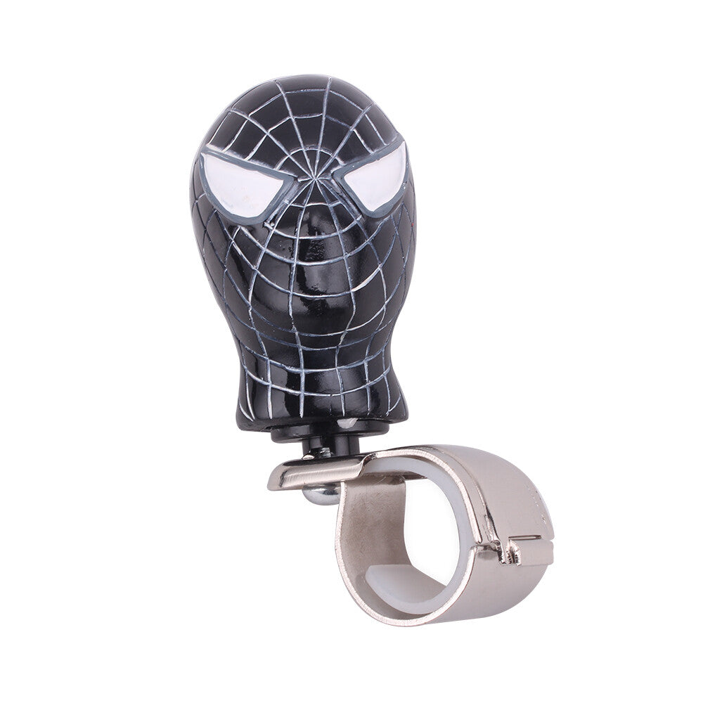 1Pcs Car Steering Wheel Spinner Suicide Knob Handle Booster Black spider Pattern