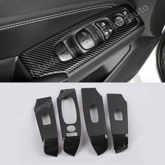for Nissan Teana Altima 2019-22 Carbon door Window lift panel switch cover trim