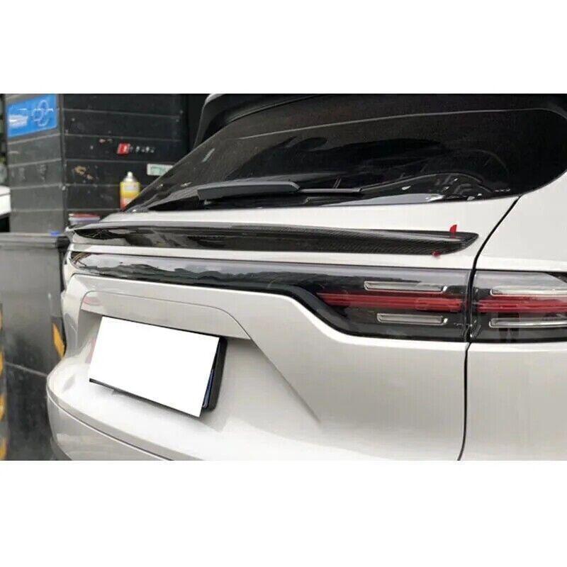 Rear trunk boiler lip carbon fiber for Porsche for Cayenne 2018 - 2022