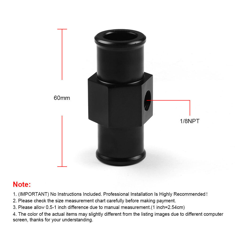 22mm Motorcycle Water Temp Temperature Joint Pipe Sensor Gauge Hose Adapter