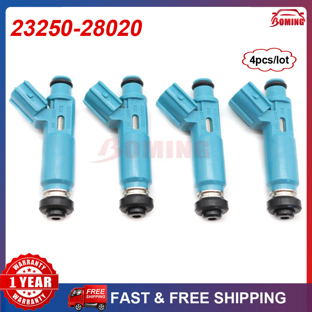 23250-28020 4x Fuel Injectors for Toyota for Camry Highlander Solara 2001-2004