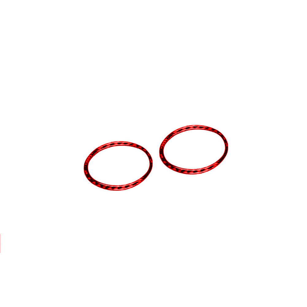 2Pcs Red Air Vent Frame Cover Trim Carbon Fiber for Chevrolet COBALT 2005-2010