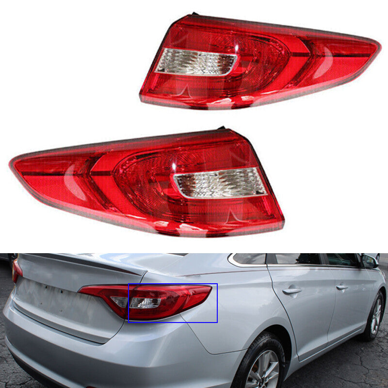 2x Rear Outer Tail Light Brake light LHRH for Hyundai Sonata 2015-2017