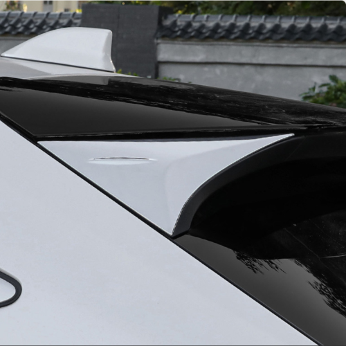 Chrome Rear Window Side Spoilers Decor Cover Trim ABS for Toyota Venza 2021-2023