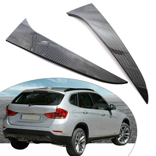 Rear Window Side Spoiler Canard Splitter for BMW X1 E84 2009-2015 Carbon Fiber