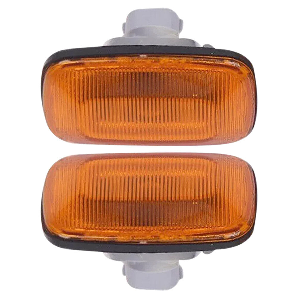 2Pcs Side Fender Marker Light Lamp for Land Cruiser 70 80 90 100 Series Mark II