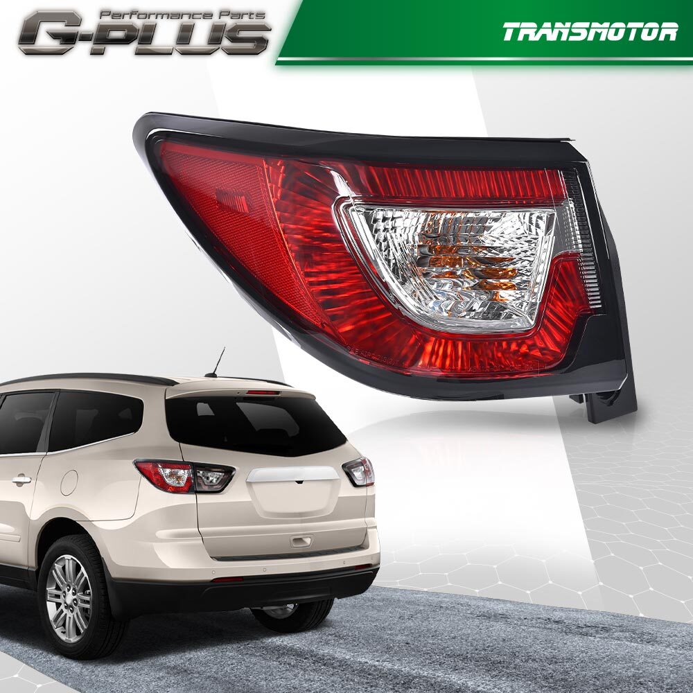 Taillights suitable for 2013-2017 for Chevrolet Traverse, left driver's side halogen light with bulb.