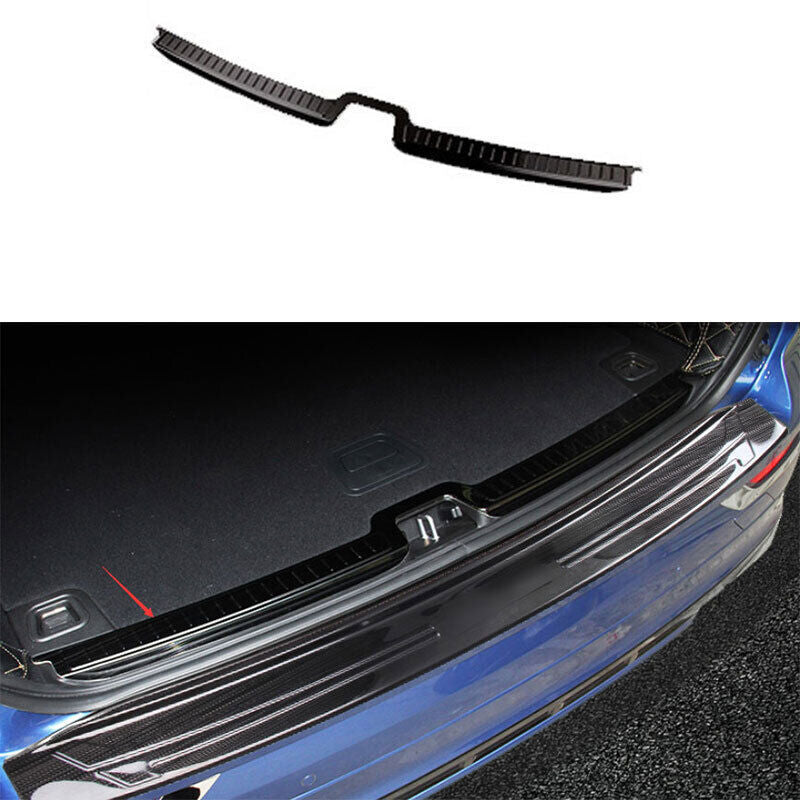for Volvo XC60 2018-23 Black Steel Inner Rear Bumper Protector Sill Plate Guard