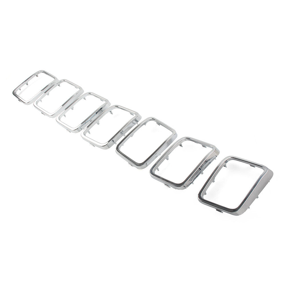 Front Grille Cover Ring setzt Rahmen Trim Kit f¨¹r for Jeep Grand Cherokee 2017-2021