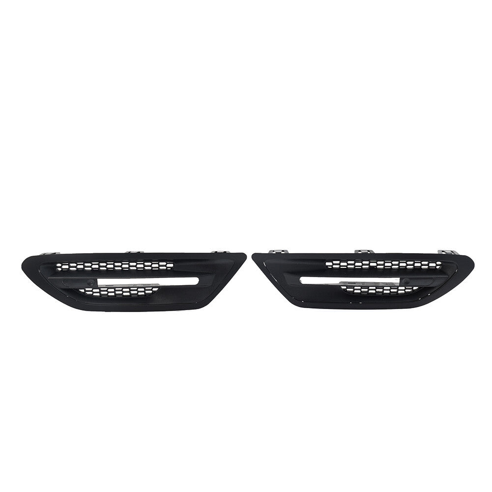 Side Fender Grille Air Vent Outlet Cover Trim Matt for BMW 5-Series F10 M5 Sedan