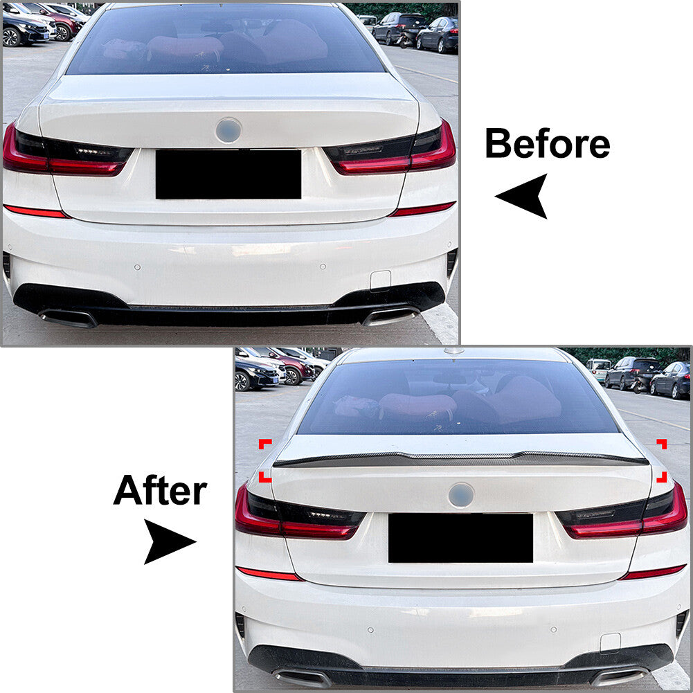 Rear Trunk Spoiler Wing Lip for BMW 3 Series G20 G20 G80 M3 PS Style