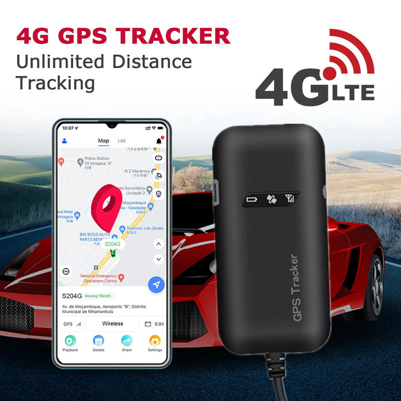 Car GPS 2G/4G GSM GPRS Tracker Real Time Vehicle Tracking Device Locator System