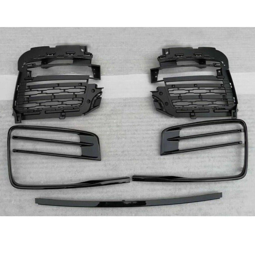 SVA Front Fog Light Grille Covers for Range Rover Vogue L405 2018-2022 All Black