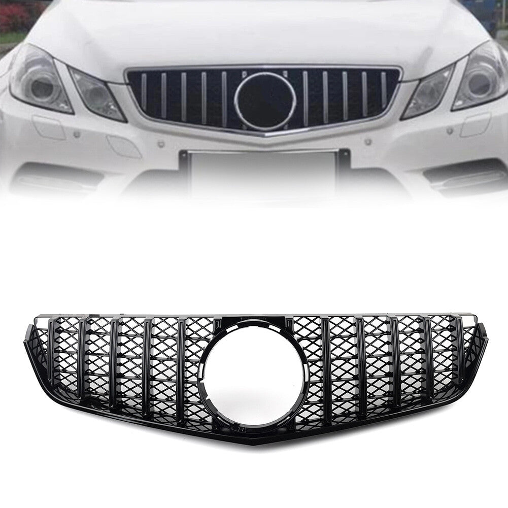 GTR Style Front Bumper Hood Radiator Grille for Benz E Class W207 2009-2013 2009