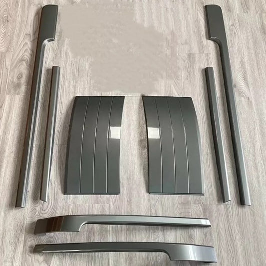 Door Side Body Fender Vent Trim Strip Kit Fit for Range Rover 2013-2022 Gun Gray