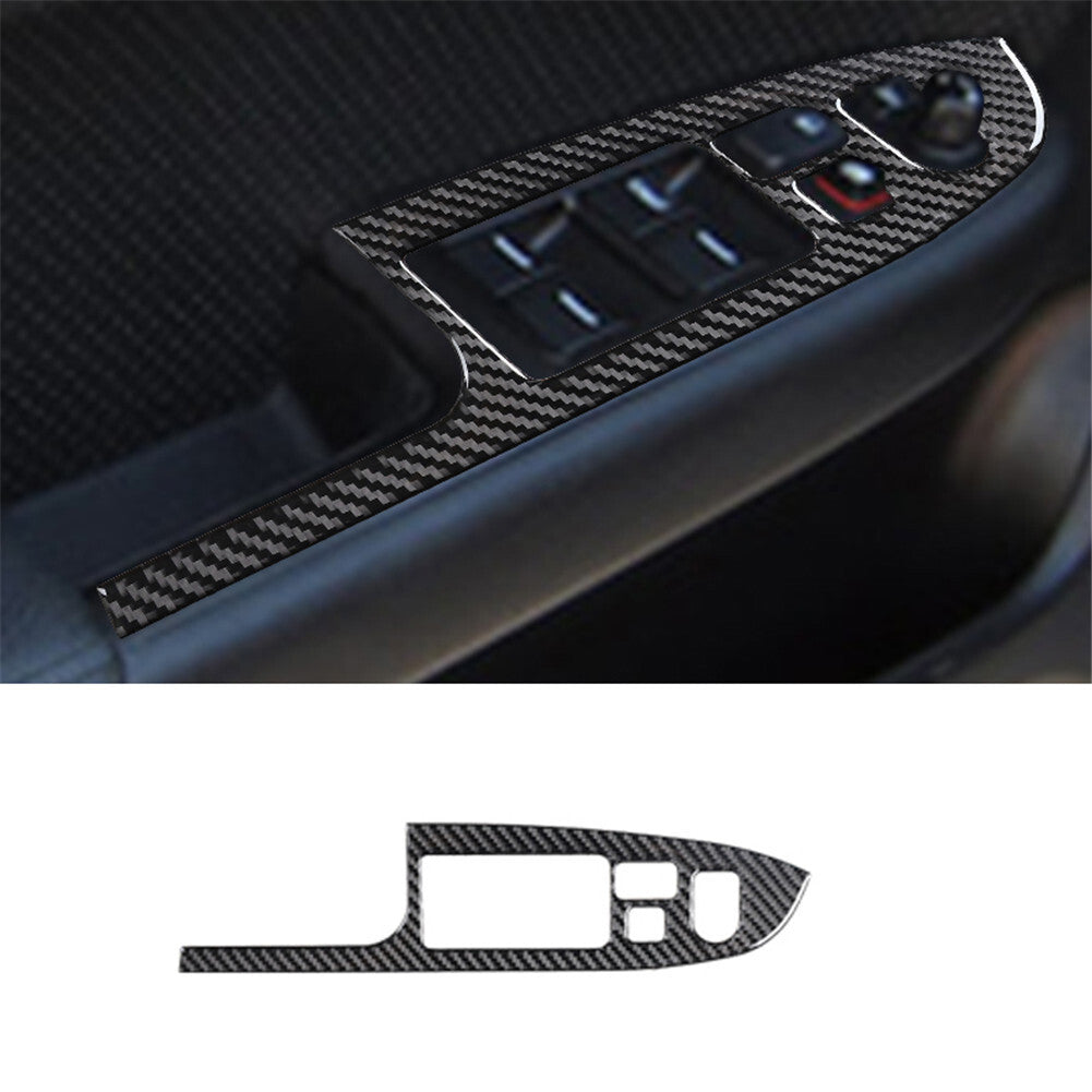 Carbon Fiber Driver Side Window Lift Panel Cover Trim for Acura TSX 2003-2008