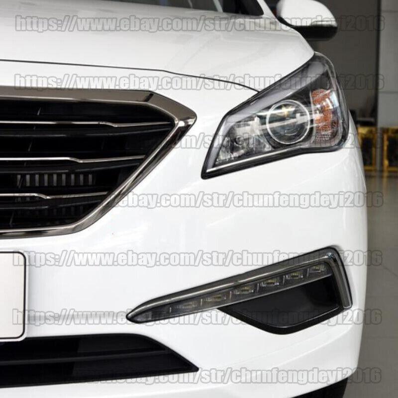 for Hyundai Sonata 2015-17 Left Side Car LED Daytime Running Light Fog Lamp DRL