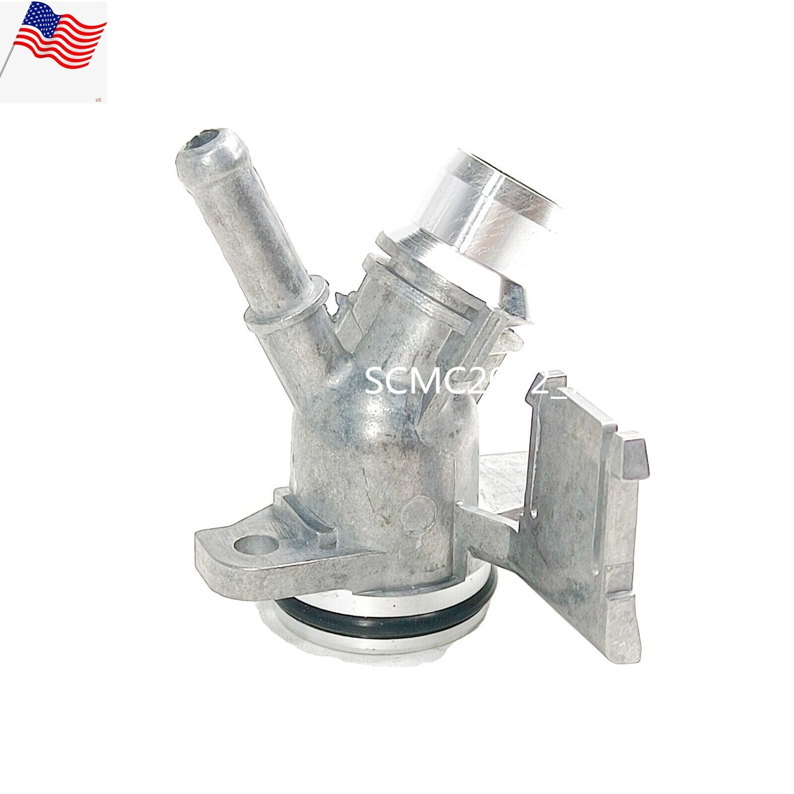 Aluminum Alloy Engine Coolant Hose Flange W/Seal for AUDI A4 A5 A6 Q5 06H121132H