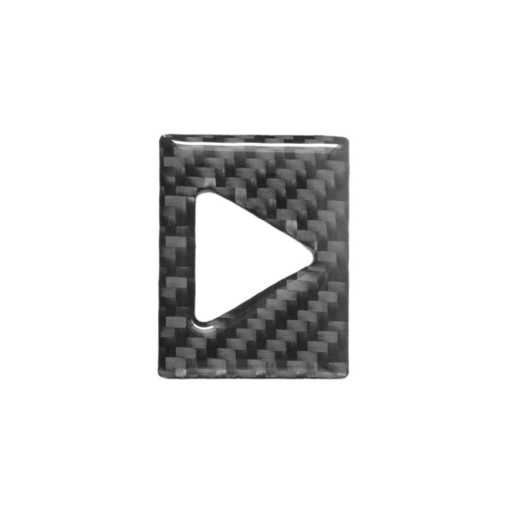 Carbon Fiber Warning Light Button Cover Trim for Volkswagen for Passat 2006-2011