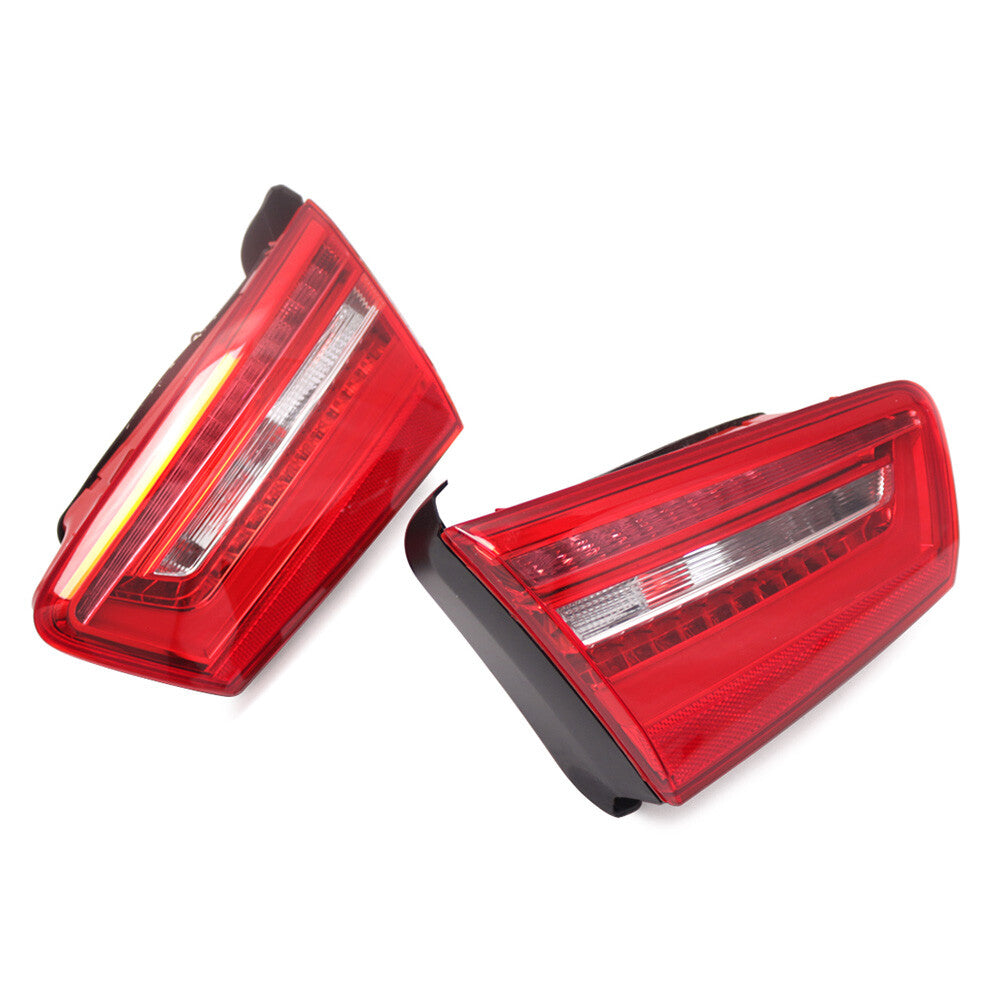 2x Inner Tail Turn Signal Light Rear Brake Warning Lamp Fit for Audi A6 C7 2012-2018