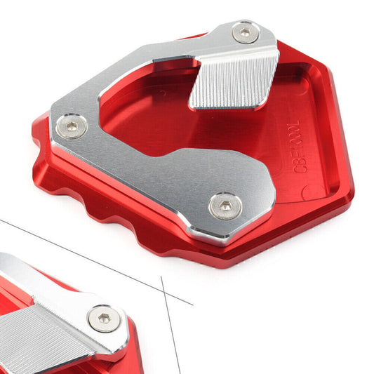 Seitenst?nder Fu? Vergr??erung Platte Pad rot F¨¹r for Honda CRF1000L Africa Twin