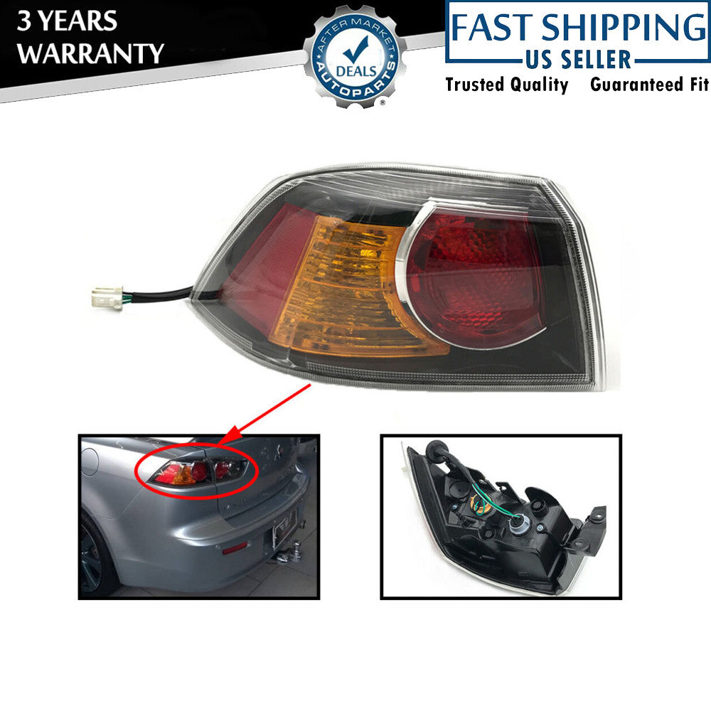 Taillight left driver side for Mitsubishi Lancer 2009-2015 8330A621