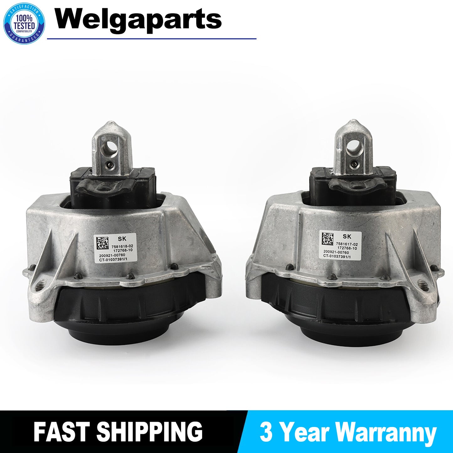 Engine Motor Mount Left Right 2019-2023 for BMW Z4 230i 330i 430i 2.0L