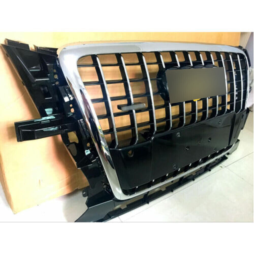for Audi Q5 Sport Type 2009 2010 2011 2012 Front Bumper Grille Mesh Grill Silver