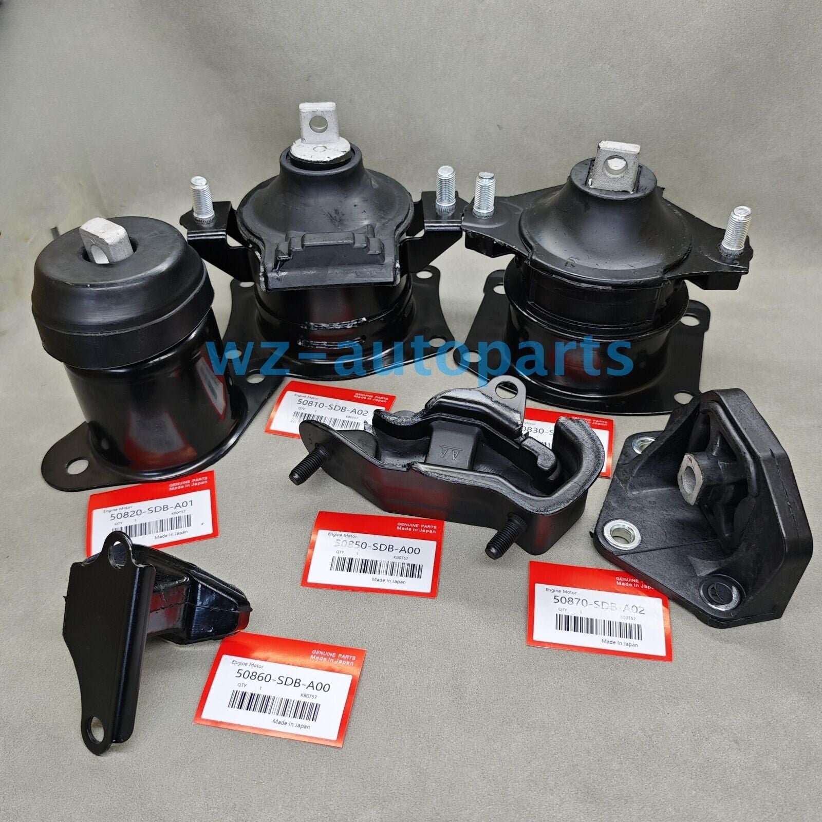 Equipment Manufacturer ( ) 6-Piece Engine Mount Kit for 2003-2007 for Honda Accord V6 3.0L Automatic Transit - new