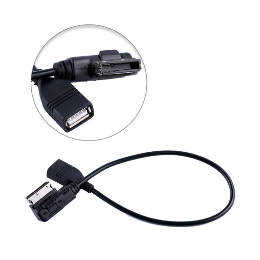 Fit for Mercedes AUX Media Interface USB Cable AMI Adapter Flash Drive MP3 Replace